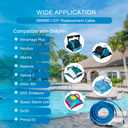 9995861 Cable and Swivel DIY 2 Wire for Dolphin Robotic Pool Cleaners Nautilus(Old), DX3, Advantage Plus, Endeavor, Atlantis, Primal X3, DX3S, Orion, M3, Saturn(Old), Quest & Neptune 60FT/18M