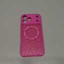 MOWIME Magnetic for iPhone 17 Pro Max Case, [Compatible with MagSafe] Cute Cheetah Print Pattern for Women Girls Shockproof Translucent Matte Protective Case for iPhone 17 Pro Max, Hot Pink