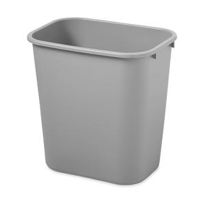 Rubbermaid Commercial Products Wastebasket, Gray, 7-Gallon