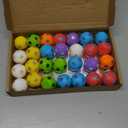 28 PCS Mini Fidget Spinners Soccer Ball Toys for Kids, Soccer Party Favors Goodie Bag Stuffers, Rotatable Soccer Finger Stress Balls for Classroom Prizes