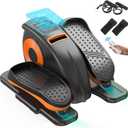 Under Desk Elliptical Machine, Ellipse Leg Exerciser as Seen on TV for Seniors with 12 Speeds, Mini Electric Seated Eclipse Exercise Training, Quiet & Portable Pedal Exerciser with Remote Control