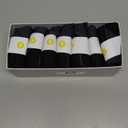 WANDER Men's Athletic Running Socks 7 Pairs Thick Quarter Socks Cushion Ankle Socks for Men Sport Low Cut Socks(7 Pairs Grey Black, Size:12-14), X-Large