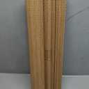 Atxbyoh No Drill Cordless Bamboo Roman Shades, Nature, 22x48