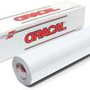 ORACAL 651 Permanent Matte Vinyl – Long-Lasting Adhesive for DIY, Crafts, and Decor (White, 12" x 25ft)
