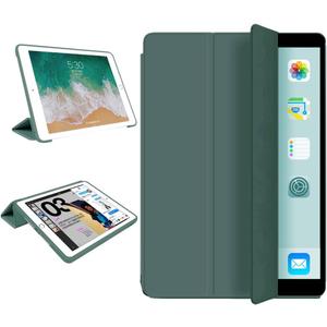 Case for iPad Pro 11 Inch 4th/3rd/2nd Generation (2022/2021/2020), Slim Smart Portable Soft TPU with Trifold Stand Cover, Auto Sleep/Wake (Dark Green)
