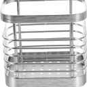 Unomor Stainless Steel Utensil Holder for Kitchen Organization Versatile Cutlery Drainer for Spoons Forks and Chopsticks Kitchen Tool Storage Compact Design for Home and Party Use