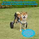 Dog Wheelchair for Back Legs, Dog Wheelchair Cart, Doggy/cat Wheelchairs with Disabled Hind Legs Walking, Mobility Aids for Small Medium Pet Hind Limbs,Dogs Cart with Wheels,Light Weight,ML