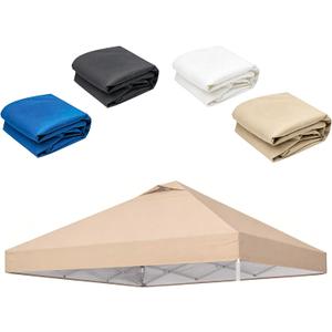 10x10ft Replacement Canopy Top with Air Vent— Instant Canopy Top Cover ONLY,Canopy Tent Top Cover for Straight Leg Canopy Frame - for Outdoor Garden Patio Sun Shade (Khaki)