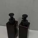 UUJOLY Foaming Soap Dispenser 650ml (22oz) Refillable Plastic Pump Bottle for Liquid Soap, Shampoo, Body Wash (2 Pcs) (Amber)