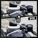 Front Brake Master Cylinder Cover Cap Fit For Harley 2006-2017 Dyna 2006-2014 Softail 2005-2007 Touring (Black)
