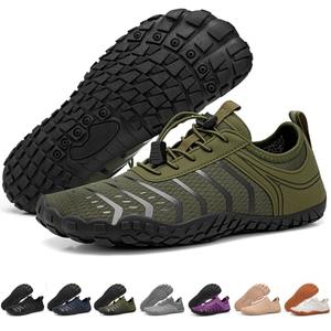 Barezoey 2026 New Hiking Barefoot Shoes Womens Mens Footwear,Wide Toe Box Water Shoe for Women Men,Zero Drop Comfortable & Non-Slip Barefoot Vitality Shoe Women's Athletic Footwear for Walking Hiking 47