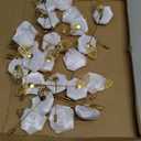 uxcell 24pcs Pure White Rose Boutonnieres Flower Buttonholes Pocket Boutonnieres Pins for Wedding Ceremony Anniversary Prom Formal Dinner Party