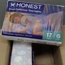 Clean Conscious™ Overnight Diapers | Up to 12 Hours of Protection | Hypoallergenic + Fragrance Free | Cozy Cloud + Star Signs | Size 6, 34 Count