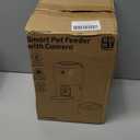 Romiromi 7L 2-in-1 Automatic Cat Feeder with Camera and Water Fountain Dispenser 1080P HD Video 2.4G&5G WiFi Timed Auto Feeder with APP Control,Multiple Cats, Detachable for Easy Clean-White