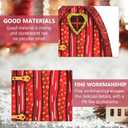 3 x Fairy Door Miniature Pixie Door Elf Door Enchanted Miniature World Fairy Door Tree Garden Home Decor for Gardens Courtyards Potted Plants and Home Decoration Christmas Day (Red-01)