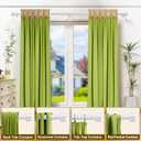 Curtain Rods for Windows 32-60 Inch, 1 Inch Adjustable White Curtain Rod Set with Brackets, Easy Install