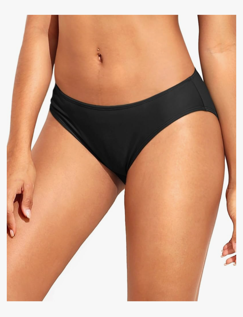 Tempt Me Women Strappy Bikini Bottom Full Coverage Bathing Suit Bottoms Swimsuit Bottom L