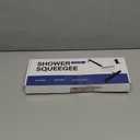 11.2-46 Extendable Window Squeegee for Home, 2 in 1 Window Washing Kit with Extension Pole, Window Cleaner Tool for Shower Rooms, Glass, Floors, Tiles, Walls, Car Windshields