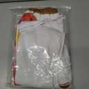 Zombie Girls Costume Kids Character Halloween Cosplay Mesh Top Pants Hooded Coat 3PCS Uniform Outfits (5-6 Years, Red)