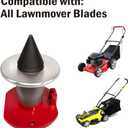 Magnetic Wall Mount Blade Balancer Red Replace # 42-047 339075B Lawn Mower Blade Balancer Improved Version
