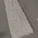 Moukeren Faux Fur Long Table Runner 13.78 x 47.24 Inch, Christmas Luxury Plush Runner Winter Rug Decorative Modern Center Piece for Dining Coffee Table Party Birthday Wedding Dresser (White)