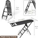 Duwee 13" ×39" Ironing Board & Ladder with Iron Rest
