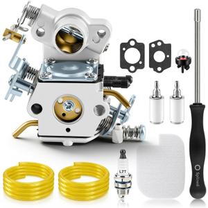 MOTOALL PP4218A C1M-W26 Carburetor for Poulan Pro PP4218 PR4218 PP4218AVX PP4018 Chainsaw P3314 PP3516AVX P3416 PP3816 18 35cc 42cc Carb for 0402 WTA30 for Craftsman 358.350990 358.341900