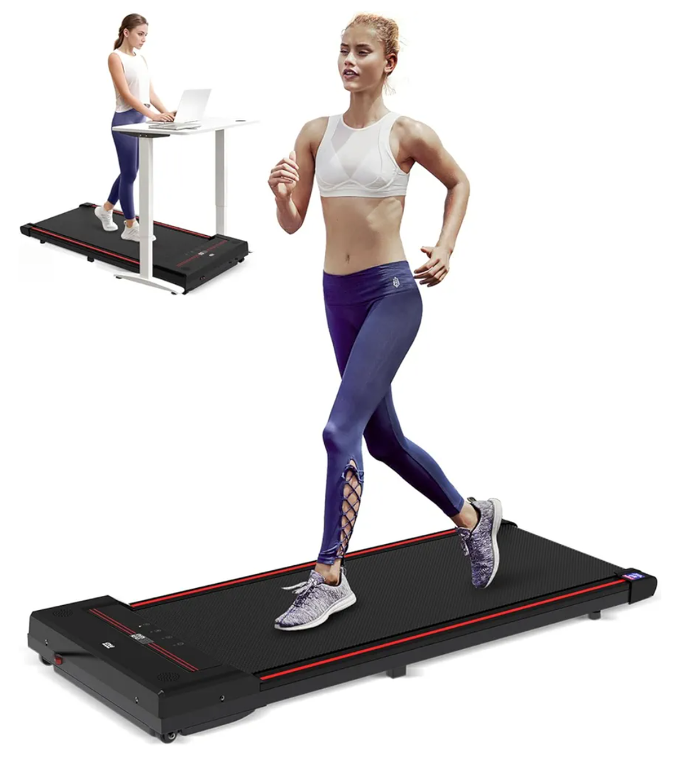 Sperax Walking Vibration Pad with APP, 3 in 1 Under Desk Treadmill, 2.5HP Low Noise Walking Treadmill Pad with Remote Control,Portable Treadmills for Home Office