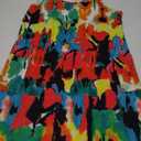 Coverup Summer Dresses for Women 2025 Eyelet Casual Loose Sleeveless Sundresses Tank Dresses with Pockets (Size Large, Floral Tie Dye)