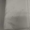 N&Y HOME Fabric Shower Curtain Liner Extra Long 72 x 84 Inches with 2 Bottom Magnets, Hotel Quality, Washable, White Spa Bathroom Curtains with Grommets, 72x84