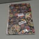 Artoid Mode Flower Sugar Skull Day of The Dead Kitchen Towels Dish Towels, 18x26 Inch Farmhouse Halloween Mexican Decor Hand Towels Set of 2