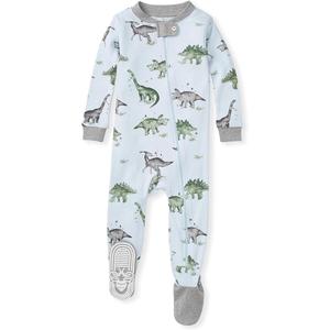 Burt's Bees Baby Boys' Snug Fit One-Piece Footed Non-Slip Sleeper 12M