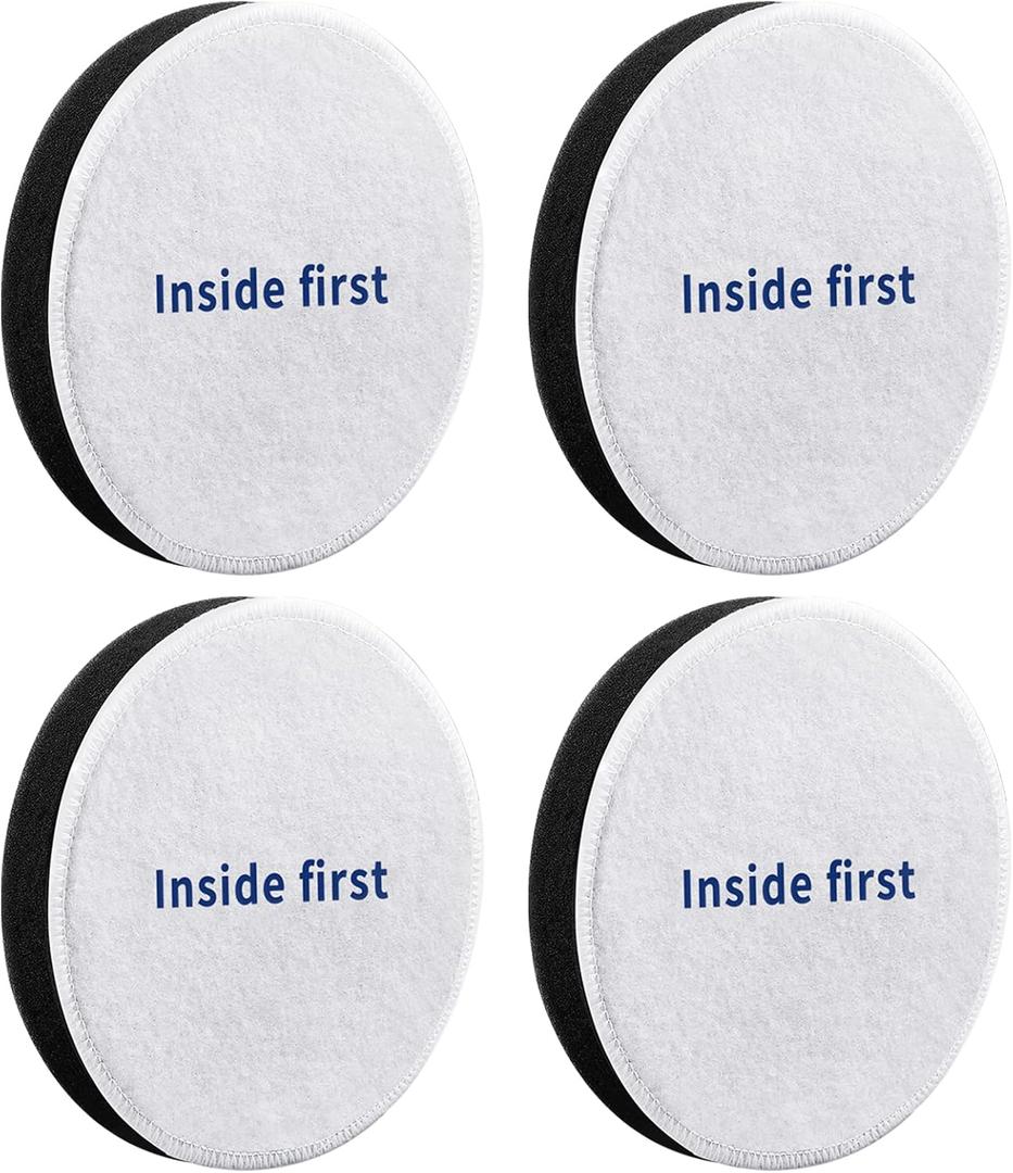 KEEPOW Vacuum Filters for Eureka, Power Speed Vacuum Filters Replacement for Eureka NEU182A, NEU182B, NEU280, NEU180, NEU181, NEU188, NEU202 Bagless Upright Vacuum Cleaner, Part E0202 (4 Pack)