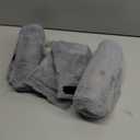 4-Pack Premium Fluffy Crutches Padding, Ultra-Soft Breathable Crutch Pads for Armpits and Hand Grips, Machine Washable Crutch Cushions, Comfort Fit for Adults and Youth (Gray)