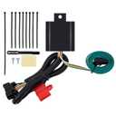 Vehicle-Side Custom 4-Pin Trailer Wiring Harness, Select for Hyundai Palisade, Tucson,Santa Fe,Santa Cruz, Kia Telluride,Carnival