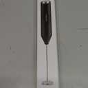 Bonsenkitchen Powerful Milk Frother for Coffee, Fast Handheld Drink Mixer with Stainless Steel Whisk, Battery Operated Hand Frother Stirrer Wand-Black