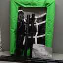 Heavy-Duty 9 Hole Baseball Pitching Net with Pitching Target Pockets, Regulation Size Strike Zone, Portable Adjustable Height Pitcher Training Equipment for Baseball/Softball Practice