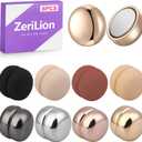 8 Pairs Strong Hijab Magnets, No-Snag Pinless Magnetic Hijab Fasteners, Multi-Use Accessories for Scarves Shawls Clothes, Shiny Matte Styles