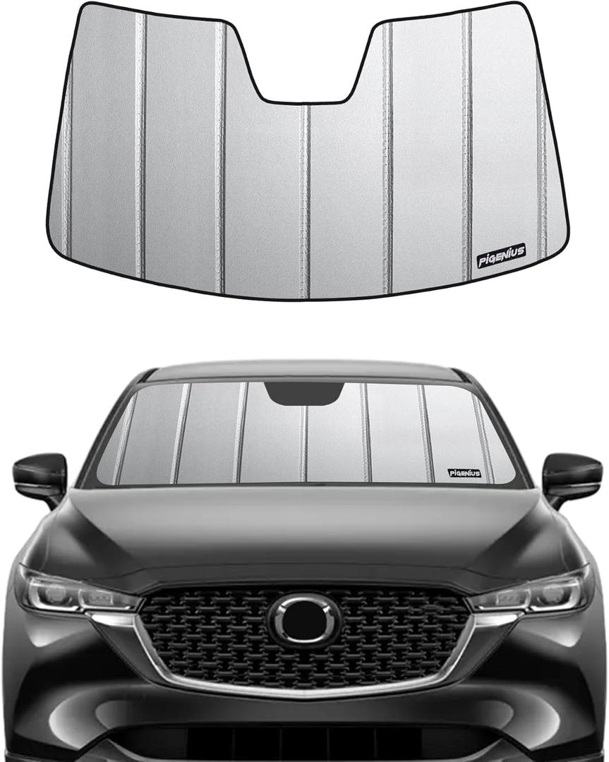 Windshield Sunshade for Mazda CX-5 2017-2025 Front Window Sun Shade - Safeguard