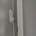 DEZ FURNISHINGS Cordless No Tools 1" Magnet Mini Blinds for Metal Doors, Room Darkening, 25" W x 42" H, White