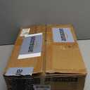 VASAGLE C-Shaped End Table, Small Side Table for Couch, Sofa Table with Metal Frame for Living Room, Bedroom, Bedside, Rustic Brown and Black