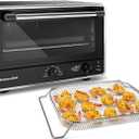 KitchenAid Digital Air Fry Countertop Oven, KCO124BM, Black Matte (17" Wide)