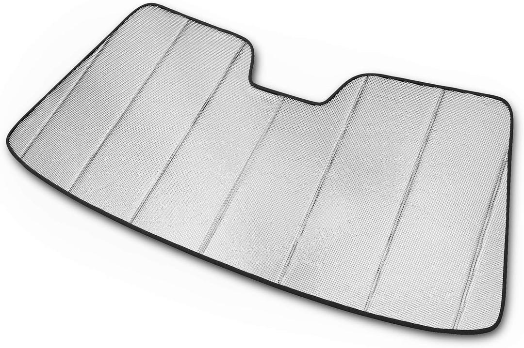 Autotech Park Foldable Sunshade Compatible with 2022-2025 Toyota Tundra, Custom-fit Windshield Sun Shade