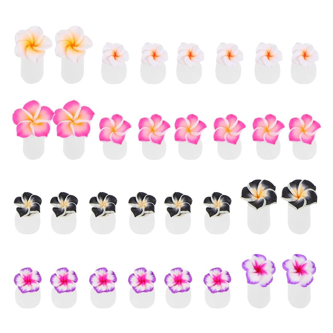 Angoily 32Pcs Silicone Toe Separators for Women Nail Polish Soft Reusable Pedicure Toe Spacers Nail Art Tool 1.18X0.79X0.51 Inch