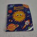 SUNEE Elementary Student Planner 2025-2026, Academic Year Jul. 2025 - Jun. 2026, 8.5"11" School Planner, Datebooks Weekly & Monthly Plan Book with 3-Hole Punched/Bookmark/Monthly Tabs, Solar System