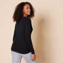 Amazon Essentials Women's Lightweight V-Neck, Regular, Medium, Black