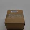 Napco 22411 Ribbed Round Bowl Pedastal Base 4.25 x 4.25 x 3.25 inches Black and Brown Ceramic Flower Succulent Plant Pot Planter Container Holder, Indoor Outdoor Garden Dcor