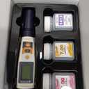 Hydrogen Water Tester pH H2 ORP Meter, Hydroponic pH TDS EC Meter, 6 in 1 pH H2 ORP TDS EC Temp Tester for Drinking Water and Pool, Dissolved Hydrogen Tester for Hydrogen Water Bottle