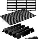 Spirit Grill Replacement Parts 7638 Grates 7636 Flavorizer Bars for Weber Spirit and Spirit II 300 Series Grills with Front Mount Controls E310 E320 E330 S310 S320 S330 SP310 SP320 SP330 II E310