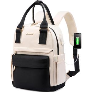 LOVEVOOK Mini Backpack for Women Stylish Waterproof Backpack Purse with USB Port, Cute Bookbag for College School Travel